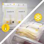 Medela Easy Pour Disposable Breast Milk Storage Bags, 210ml Capacity, Leak Proof Design with Milk Protection, BPA Free, Pack of 50