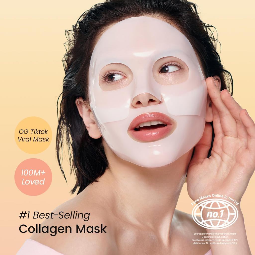 Biodance Bio-Collagen Real Deep Mask 4-pack Face Masks, Face Mask, Face Mask Women, Facial Mask, Pore Refining, Wrinkle Treatment