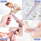 Electric Nail Files, Professional Nail Drill Machine, 20000RPM Adjustable Speed Manicure Pedicure Set with 6 Drill Bits, Low Vibration Low Noise Electric Nail Drill for Gel/Acrylic Nails for Beginner