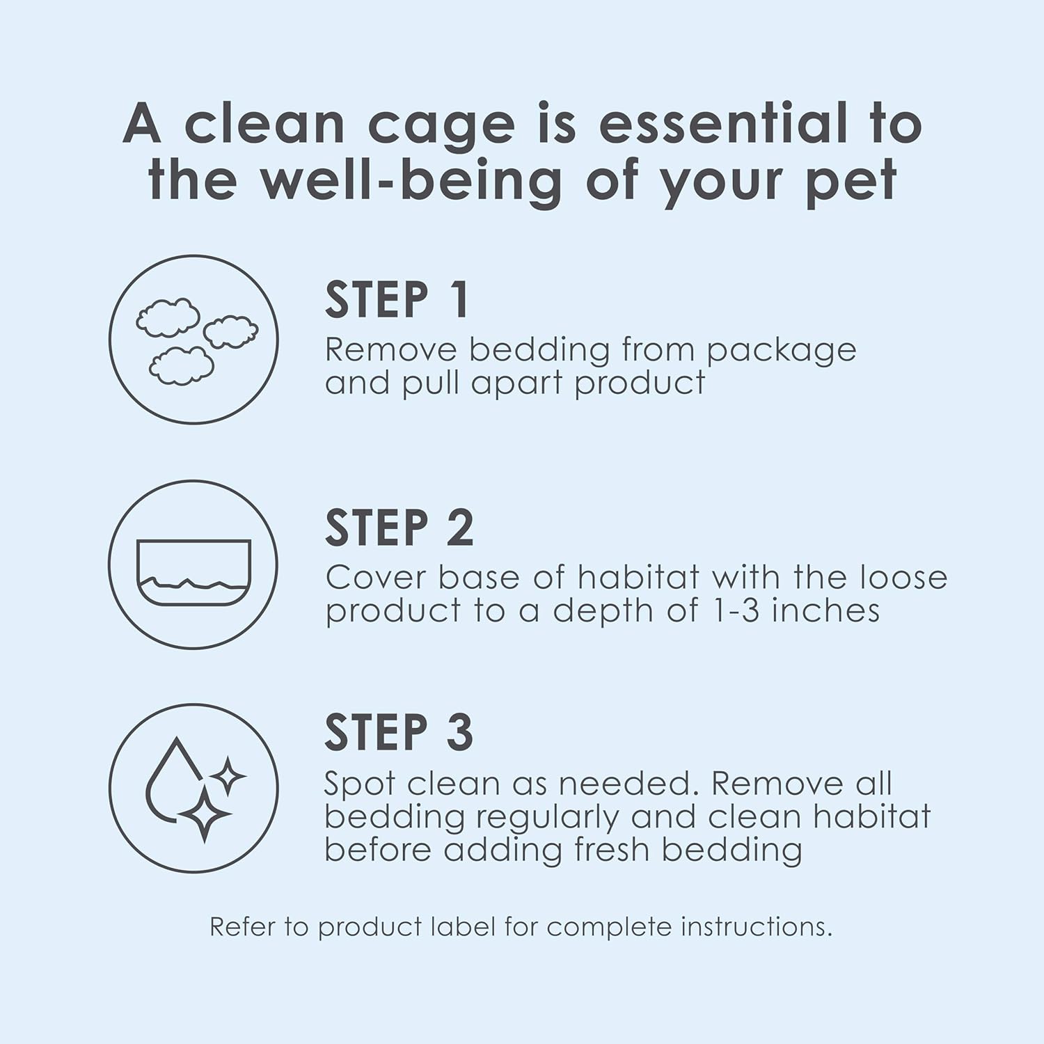 Kaytee Clean & Cozy White Paper Bedding, Made for Small Animals, 85 Liters