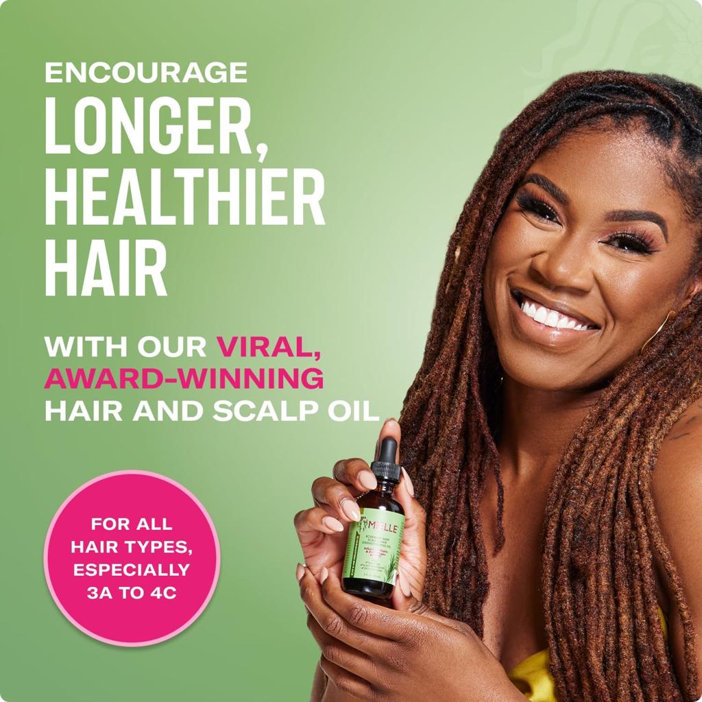 Honey Scalp & Hair Strengthening Oil, Rosemary & Mint for Healthy Hair Growth, 60ml