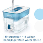 BRITA Flow XXL Water Filter Tank (8.2L) incl. 1x MAXTRA PRO All-in-1 cartridge - fridge-fitting dispenser for families and offices - now in sustainable Smart Box packaging