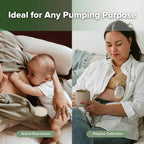 haakaa Silicone Breast Pump & Breast Milk Catcher, 100 ml Hand Breast Pump, Transparent Manual Breast Pump, Healthy and Harmless