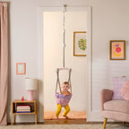 Bright Starts Playful Parade Door Jumper for Baby with Adjustable Strap, 6 Months and Up, Max Weight 26 lbs