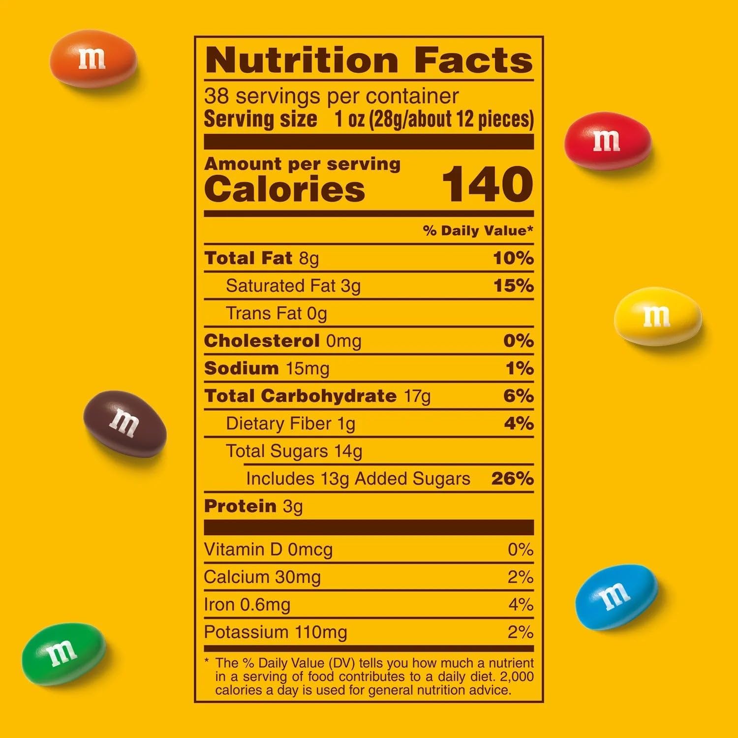 M&M'S, Chocolate Peanuts 800g Pack May Vary