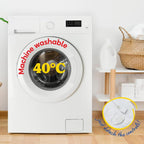 Russell Hobbs Electric Blanket, Heated Single Fitted Underblanket, 3 Heat Settings, Low Energy & Energy Efficient, Machine Washable, 70 X 150 cm, 60W, White, RHESB6001, 2 Year Guarantee