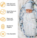 Vicloon Baby Swaddle Wrap, 2 pcs Newborn Swaddle Blanket Wrap, Organic Cotton Baby Blanket Wrap for Baby 0-3 Months 7-14lbs