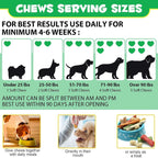 Probiotic for Dogs, Support of Dog Digestive Enzymes, Intestinal Health, Yeast Balance, Immune Supplement, Probiotic Treats, Suitable for All Ages and Breeds (120 Pieces)