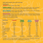 CheeseO's Crunchy Baked Cheddar Bites - Keto Snacks - High-Protein Cheese Snacks - Variety Multipack 12x20g - Low Carb -Gluten Free - Vegetarian