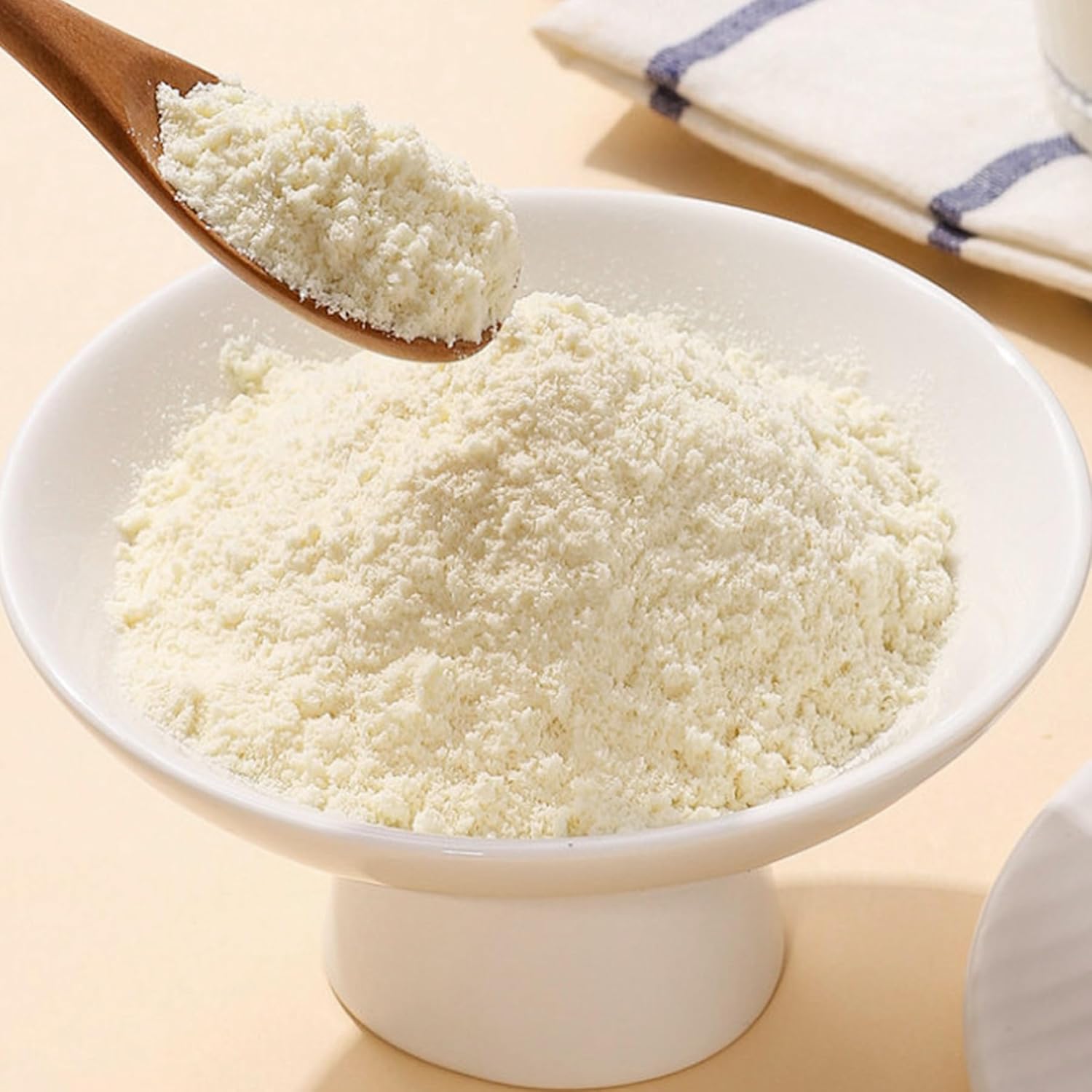 Xanthan Gum Powder, 226 g, Natural Xanthan Gum Powder, Suitable for Thickening and Stabilising Ice, Soup and Sauce, Vegan, Gluten-Free and Non-Gvo Food