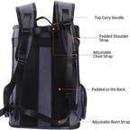 morpilot Cat Carrier Backpack, Foldable Pet Carrier Backpack for Cats and Small Dogs, Dog Backpack Carrier with Ventilated Design Inner Safety Strap, Puppy Carrier Bag for Travel Camping Hiking blue [Energy Class A]