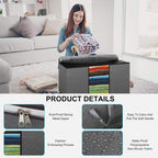 Maigacy Clothes Storage Bag 4Pack 90L Large Capacity Solution Organizer For Clothes, Duvets, Comforters, Blankets, Bedding With Zip And Clear Window Reinforced Handle Thick Breathable Fabric