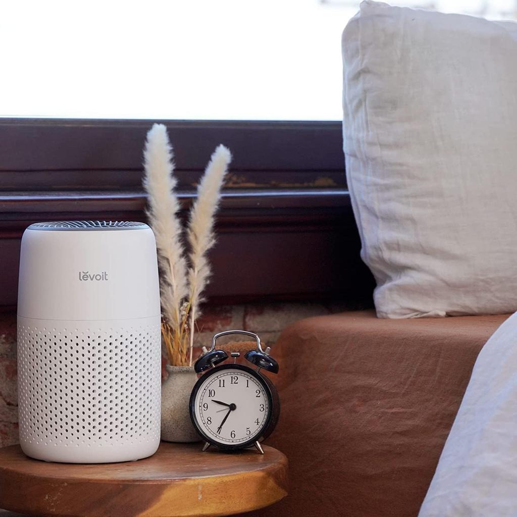 LEVOIT Air Purifier for Bedroom Home, Quiet HEPA Filter Cleaner with Fragrance Sponge & 3 Speed for Better Sleep, Air Frenshener, Allergies, Dust, Pet Dander, Odour, Smoke, Office, Desktop, Core Mini