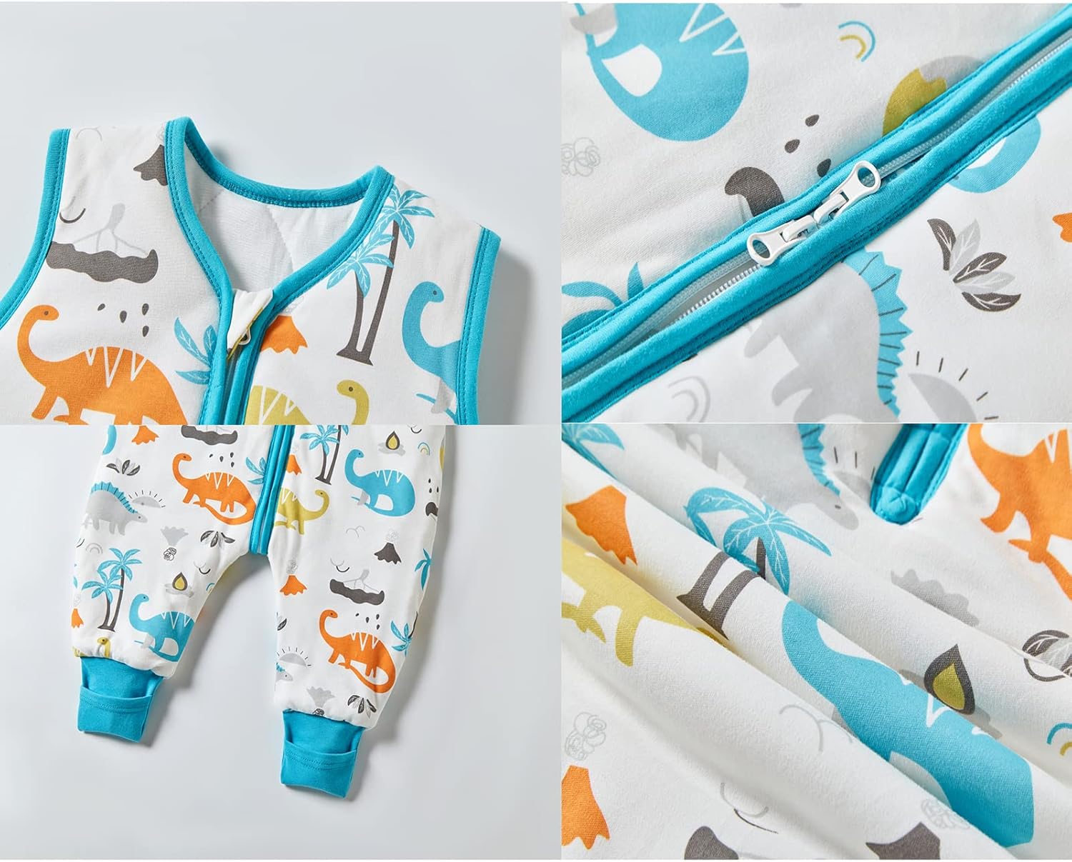 Mosebears Baby Sleeping Bag All Year Round Children's Sleeping Bag Winter 2.5 Tog 100% Organic Cotton Sleeping Bag Various Sizes Autumn Winter Sleeping Blanket