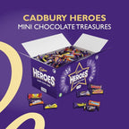 Cadbury Heroes Chocolate Bulk Share Box, Assorted Mini-Size Milk Chocolate Bars, 2 kg (Pack of 1)