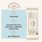 Aveeno Baby Daily Care Wipes Sensitive Skin Cleanse Gently And Efficiently Baby Essentials, White, Pack Of 12 (864 Wipes In Total)