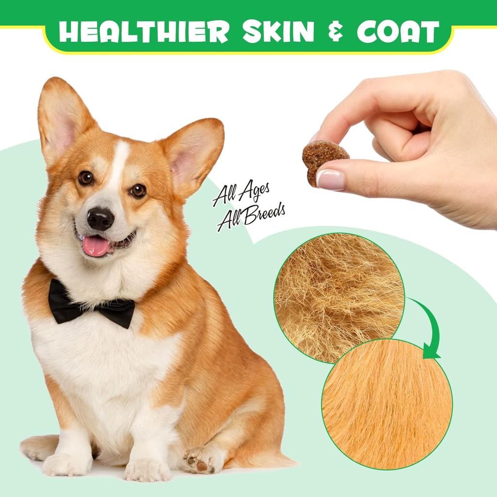 Probiotic for Dogs, Support of Dog Digestive Enzymes, Intestinal Health, Yeast Balance, Immune Supplement, Probiotic Treats, Suitable for All Ages and Breeds (120 Pieces)