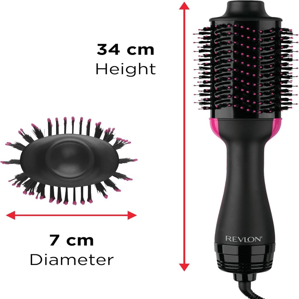 Revlon Salon One-Step Hair Dryer & Volumiser with Sectioning Comb Included (for mid to Long Hair, One-Step Technology, 2-in-1 Styling Tool, Ionic & Ceramic Technology) RVDR5222UKAMZ