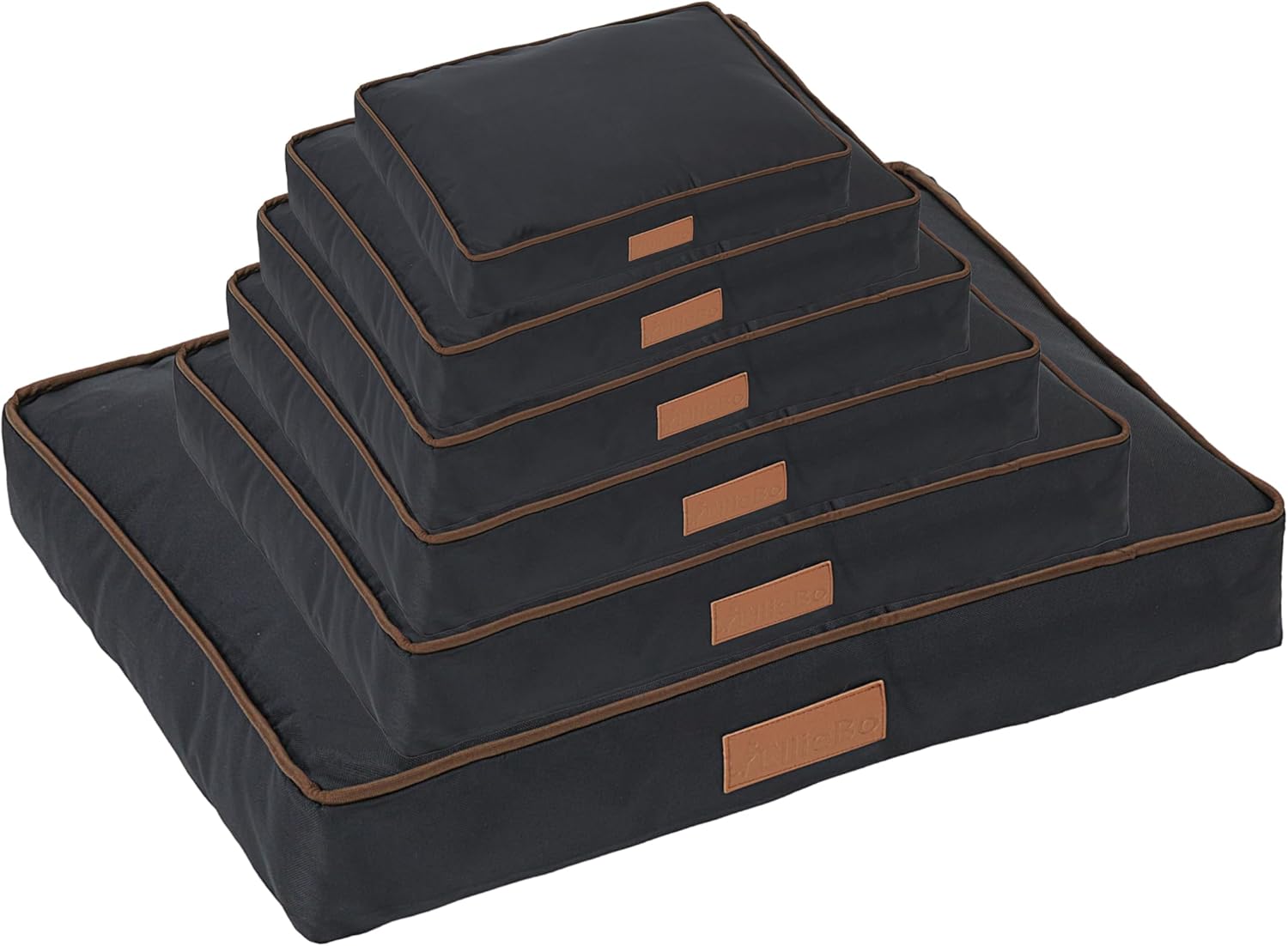 Ellie-Bo Large Dog Bed for 36-inch Dog Cage/Crate - Black Waterproof