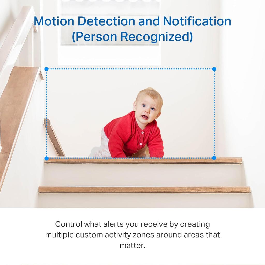 Tapo C211 2K 3MP Pan/Tilt Indoor Camera House Security Camera, WiFi Camera, No Monthly Fee, AI Detection, Dog Camera, Baby Camera Monitor, CCTV, 360° View, Night Vision, Works with Alexa & Google