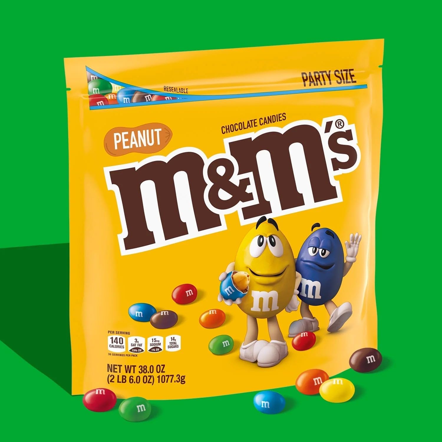 M&M'S, Chocolate Peanuts 800g Pack May Vary