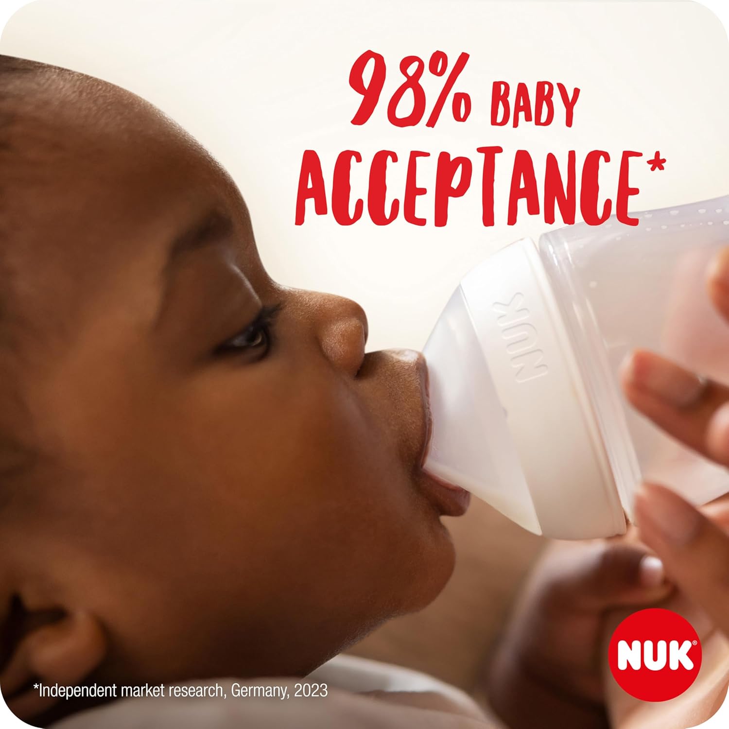 NUK Perfect Match Baby Bottles Set | 0-6+ Months | Adapts to Baby's Palate | 3 x Anti Colic Baby Bottles & Space Soother | BPA-Free | Disney Winnie the Pooh | 4 Count