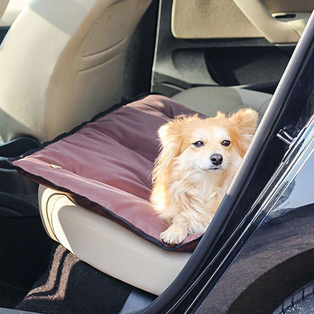 FERPLAST Dog Mat & Cat Mat - Washable Medium Dog Bed - Waterproof & Scratchproof Mattress for Cars, Dog Houses, Kennels and Baskets - Soft - Jolly - 83 x 50 CM, M, Brown