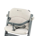 Bebeconfort Timba Evolutive Wooden High Chair, 6 Months-99 Years, Up to 110 kg, Baby High Chair, Removable Tray, Adjustable Seat & Footrest, 3-point Safety Harness, Fits Timba Baby, Natural Wood