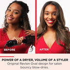 Revlon Salon One-Step Hair Dryer & Volumiser with Sectioning Comb Included (for mid to Long Hair, One-Step Technology, 2-in-1 Styling Tool, Ionic & Ceramic Technology) RVDR5222UKAMZ