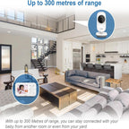 VTech VM3250 Video Baby Monitor with Camera,300m Long Range, Baby Monitor with 2.8"LCD Screen,Up to 19-hr Video Streaming,Night Vision,Secured Transmission,Temperature Sensor,Soothing Sounds,2X Zoom