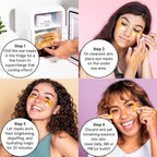 Under Eye Mask - Reduce Dark Circles, Puffy Eyes, Undereye Bags, Wrinkles - Gel Under Eye Patches, Vegan Cruelty-Free Self Care by grace and stella (24 Pairs, Gold)