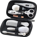 Tommee Tippee Baby Healthcare and Grooming Kit, 9X Essential Newborn Care Items for Home and Travel, Wipe-Clean and Waterproof Travel Case