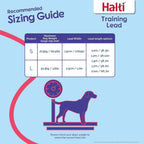 Company of Animals HALTI Training Lead Size Large Black, 2m, Professional Dog Lead to Stop Pulling on the Lead, Perfect for Puppy Walks, Easy to Use Double-Ended Dog Leash, Lightweight Soft & Durable