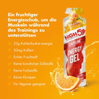 HIGH5 Caffeine Energy Gels - Running Energy Gels for Quick Muscle Fuel - Perfect Fuel Gels for Running, Cycling Energy Gels, Running Gels Energy Marathon, Sport Gels (Orange, 20 x 40g)