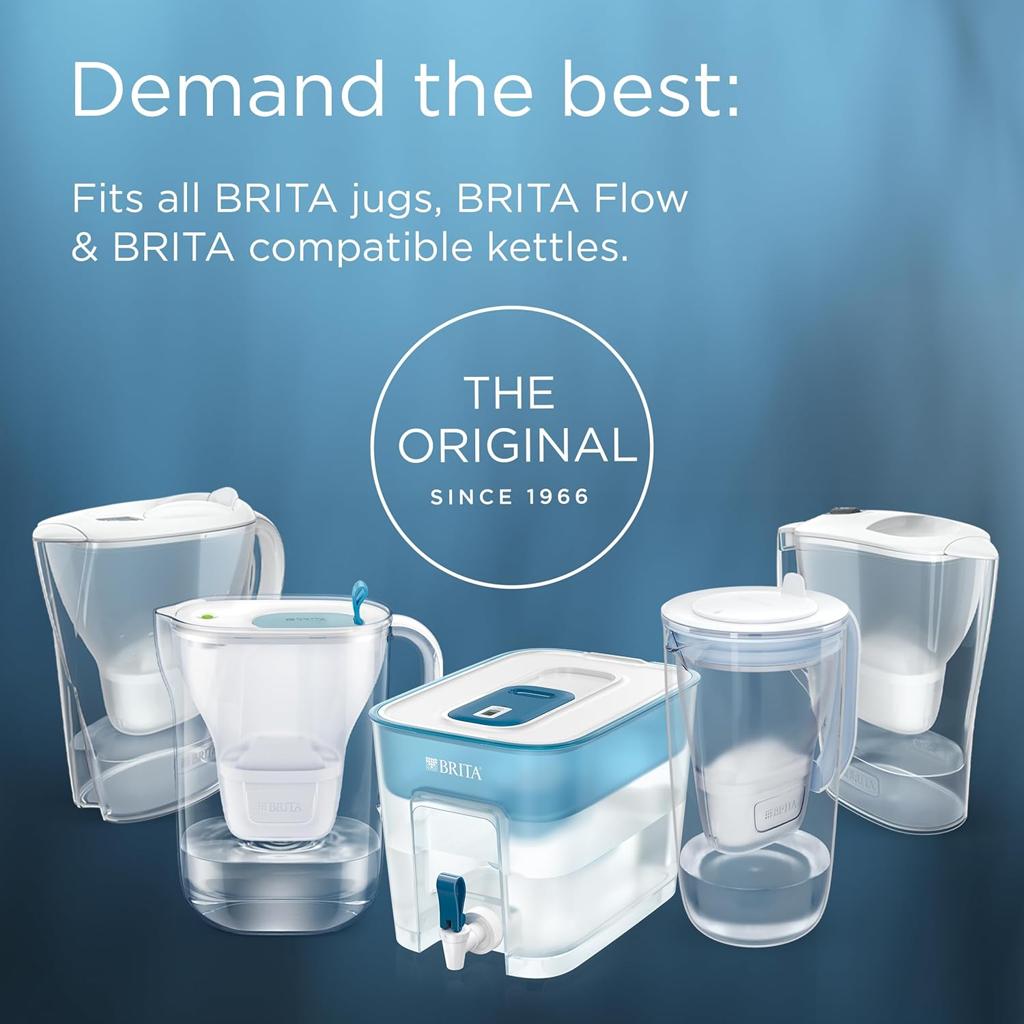 BRITA MAXTRA PRO Pure Performance Water Filter Cartridge - 6 Pack - Original BRITA Refill reducing impurities, Chlorine, PFAS, pesticides and limescale for tap Water with Better Taste