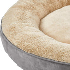 Feandrea PGW050G01 Doughnut Dog Bed/Cat Bed Diameter 50 cm Light Grey