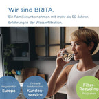 BRITA Marella Water Filter Jug White (2.4L) Starter Pack incl. 3x MAXTRA PRO All-in-1 cartridge - fridge-fitting jug with digital LTI and Flip-Lid - now in sustainable Smart Box packaging