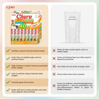INABA Churu by INABA Cat Treat - Chicken Variety Box - 1 Pack (40 x 14g total) / Soft & Creamy Cat Treat, Delicious & Healthy Snack, Purée Food Topper, Natural, Grain Free