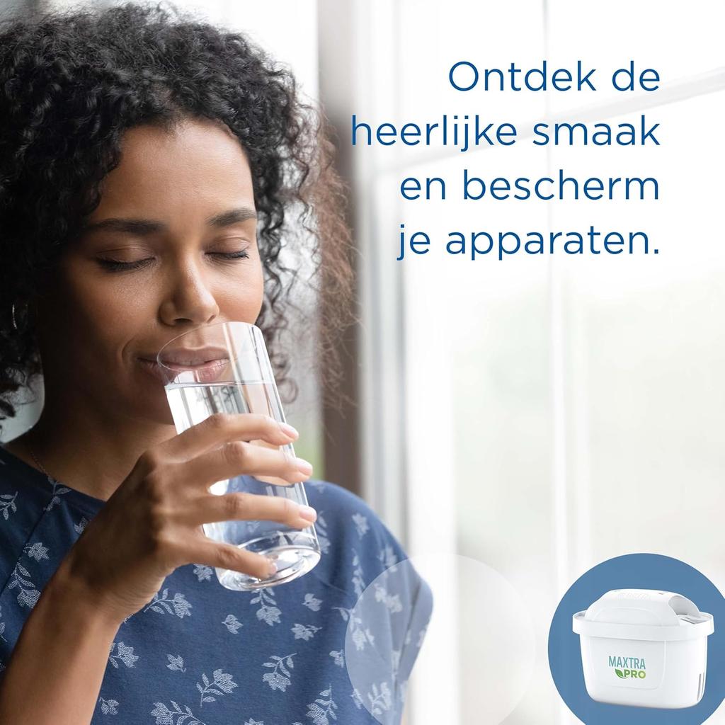 BRITA Flow XXL Water Filter Tank (8.2L) incl. 1x MAXTRA PRO All-in-1 cartridge - fridge-fitting dispenser for families and offices - now in sustainable Smart Box packaging
