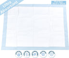 Good Boy Ultra Absorbent Dog Training Pads, white,Medium