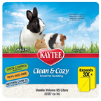 Kaytee Clean & Cozy White Paper Bedding, Made for Small Animals, 85 Liters