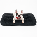 KSIIA Extra Large Dog Bed Washable, XL Calming Crate Mattress with Non Skid Bottom, Fluffy Anti Anxiety Dog Beds, Pet Pillow Cushion, Dark Grey, 105x70x9cm