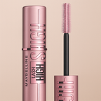 Maybelline Brown Mascara, Lash Sensational Sky High Volumizing & Thickening, Eyelash Lengthening, Flake-Free Formula, Washable Coloured Mascara Infused with Bamboo Extract, Colour: Brown