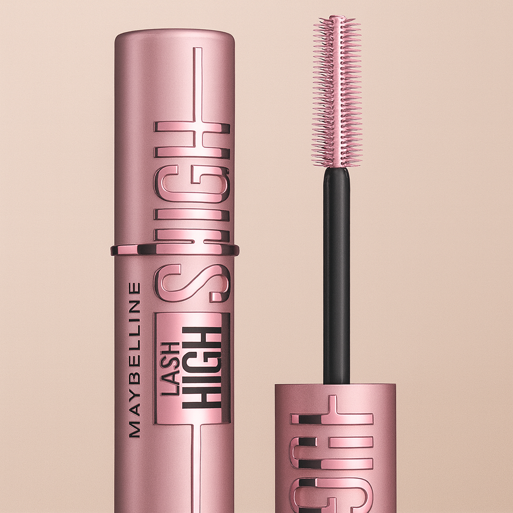Maybelline Brown Mascara, Lash Sensational Sky High Volumizing & Thickening, Eyelash Lengthening, Flake-Free Formula, Washable Coloured Mascara Infused with Bamboo Extract, Colour: Brown