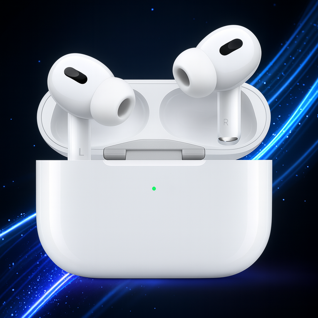 New Original Apple AirPods Pro 2 Wireless Earbuds, Bluetooth Headphones, Active Noise Cancellation, Transparency, Personalised Spatial Audio, High Fidelity Sound, H2 Chip, USB C Charging