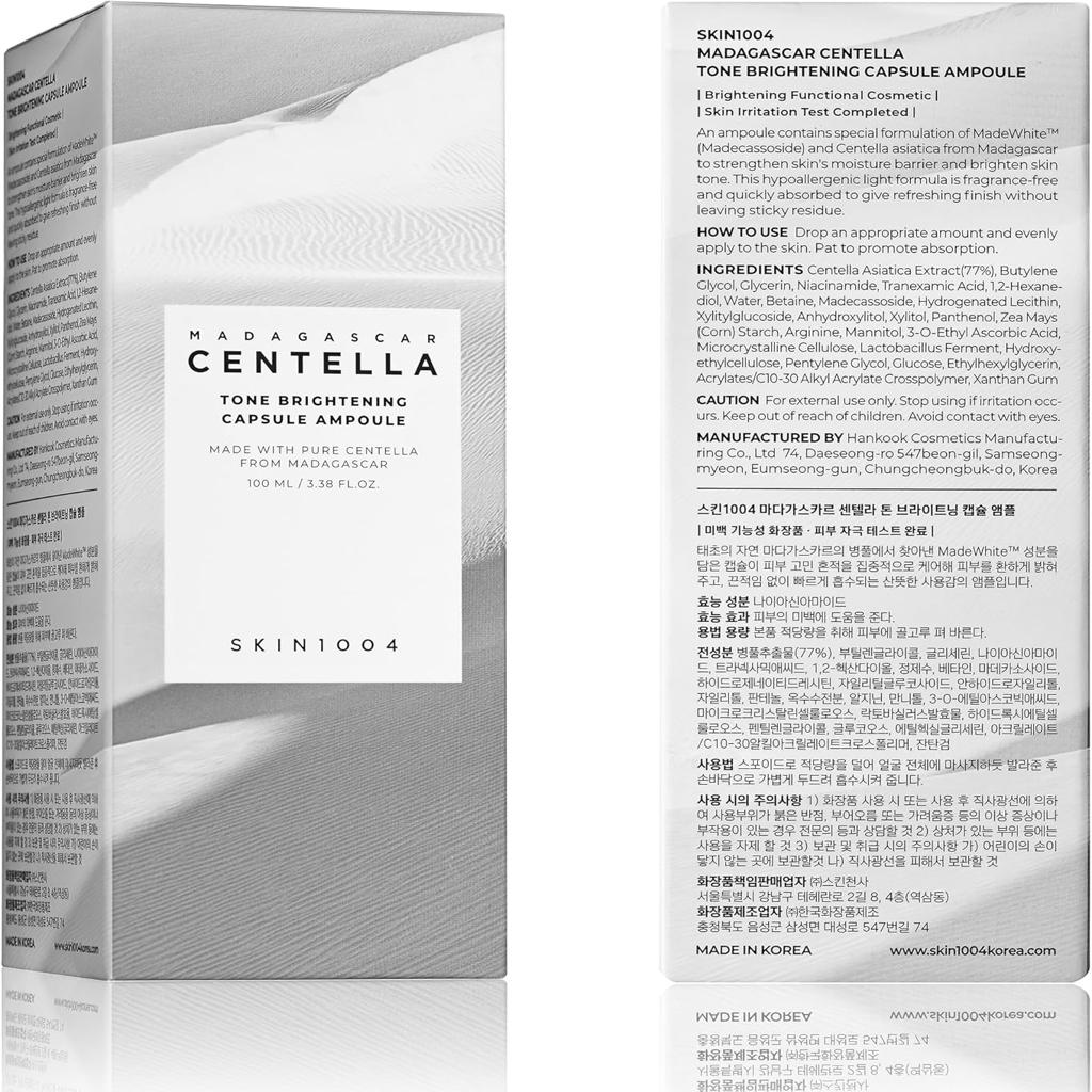 SKIN1004, Madagascar Centella Clay Brightening Capsule Ampoule 100ml