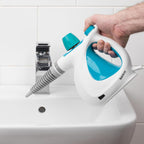 eldray BEL0701TQN 10-in-1 Handheld Steam Cleaner - Clean, Sanitise & Refresh Surfaces, Tiles, Mirrors & Windows, Chemical Free Cleaning, Includes Nozzles, Brushes, Upholstery Head & Squeegee, 1000W