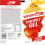 HIGH5 Running Gels Energy - Running Essentials for Quick Release Energy - Natural Fruit Juice & Caffeine-Free - Ideal as Running Equipment, Cycling Supplements, Marathon Training (Orange, 20 x 40g)