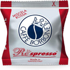 Caffè Borbone Respresso Red Coffee Blend - 100 Capsules - Compatible with Nespresso Coffee Machines for Home Use