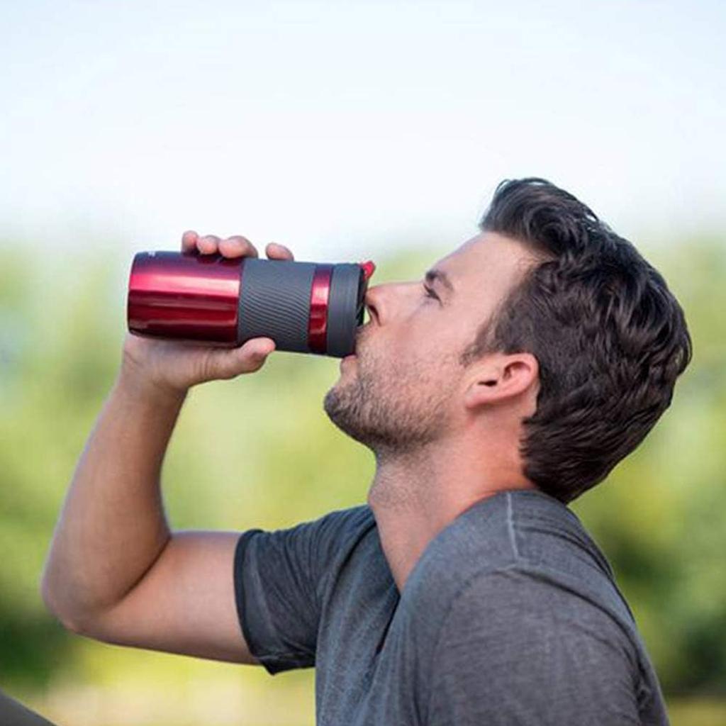 Contigo Byron Snapseal Travel Mug | Stainless Steel Thermal Mug | Vacuum Flask | Leakproof Tumbler | Coffee to Go Mug with BPA Free Easy-Clean Lid | Vivacious | 470 ml